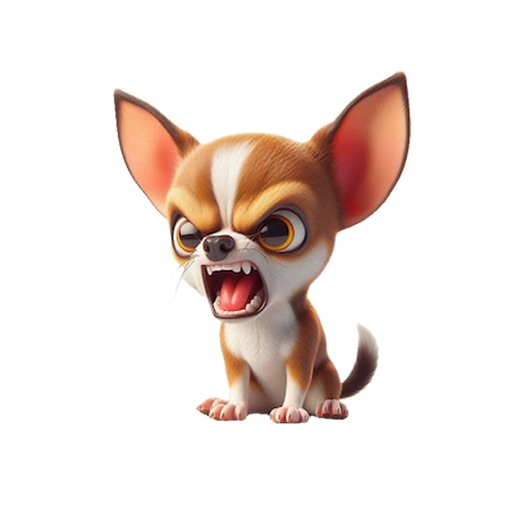 Angry Chihuahua Stickers