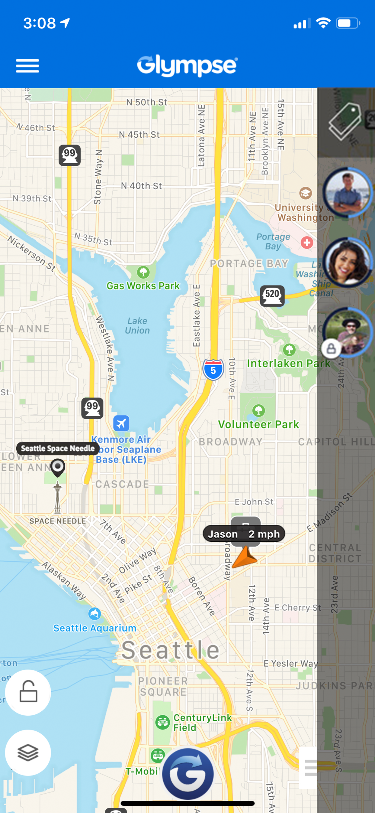 Glympse -Share your location
