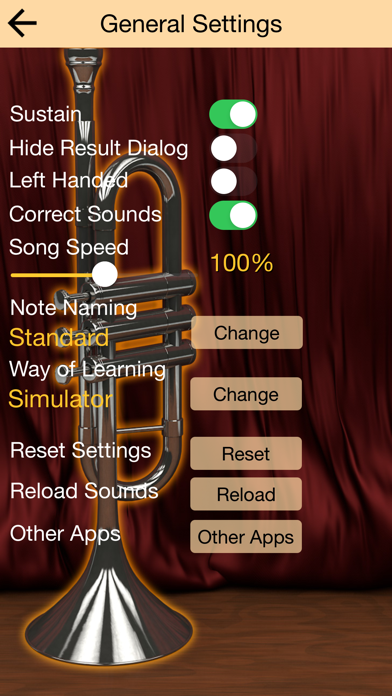 Trumpet Songs Screenshot