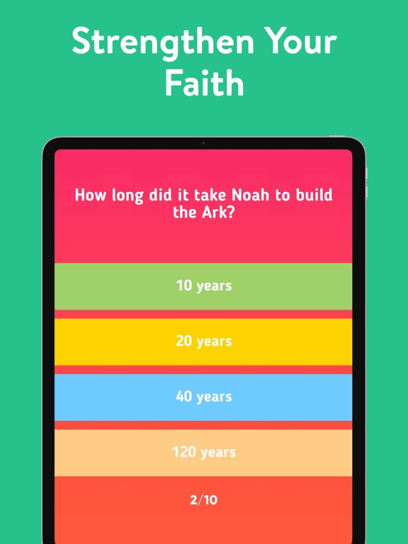 Bible Trivia Quiz - Fun Game screenshot 2
