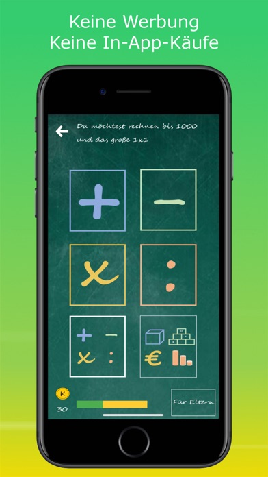 Werbefreie Mathe-App Kekula Screenshot
