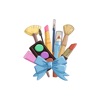 Beautiful cosmetics painting icon