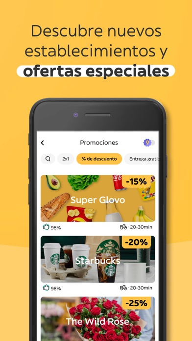 Glovo: Comida a domicilio