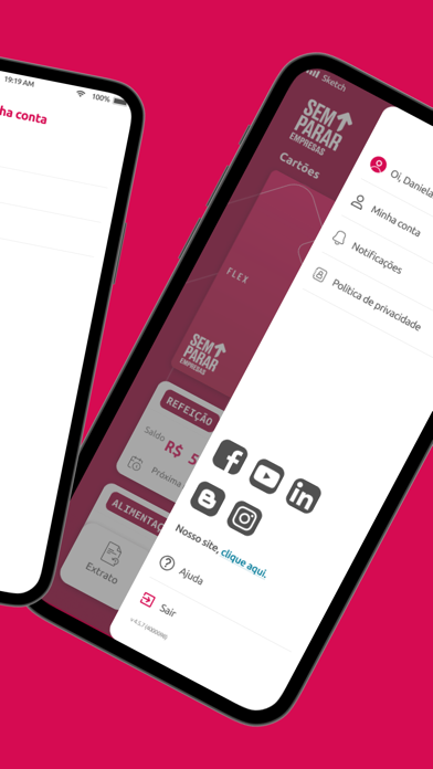 Benefícios: Saldo e produtos Screenshot