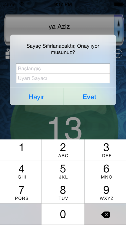 #3. Zikirmatik! (iOS) Podle: Ufuk MARMARA