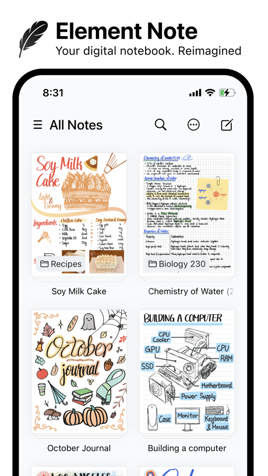 #1. Element Note (macOS) 由: Soysauce Lab