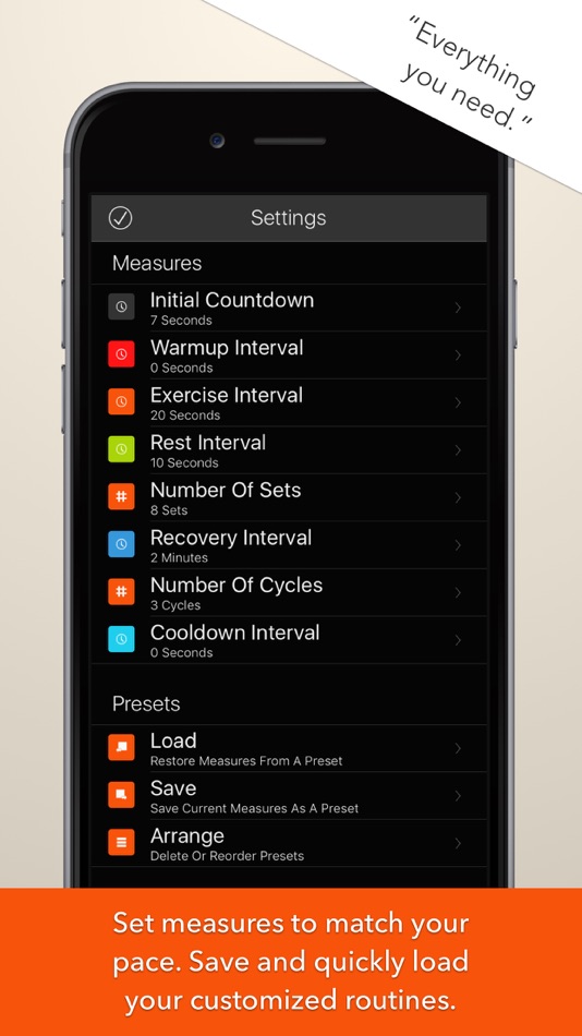 #3. Tabata Timer and HIIT Timer (iOS) 由: Anuj Seth
