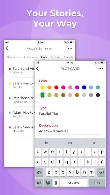 Story Planner for Writers