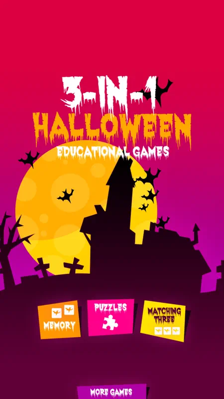 3-in-1 Halloween Games screenshot 1 of 6