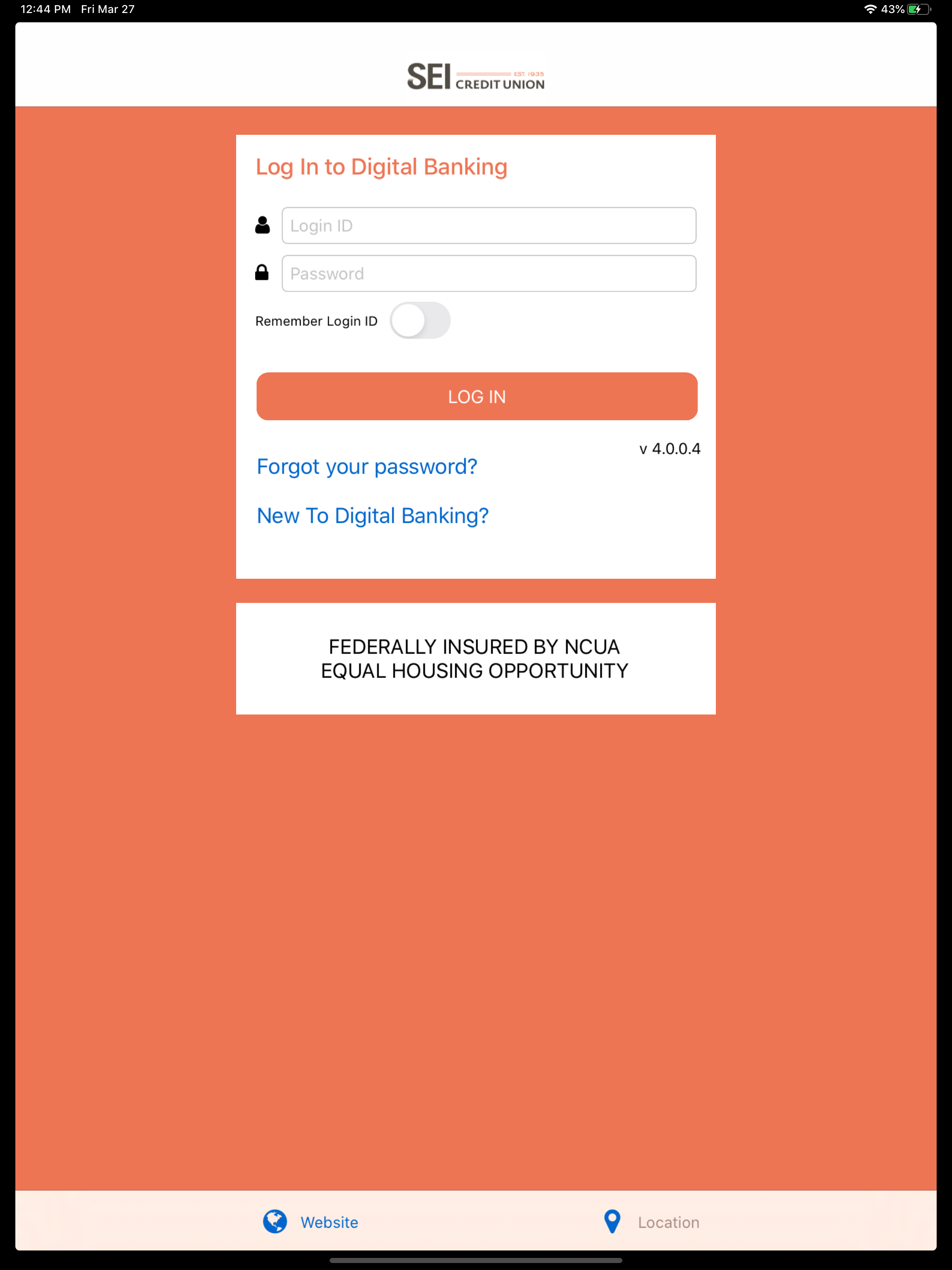 SEICU Mobile Banking