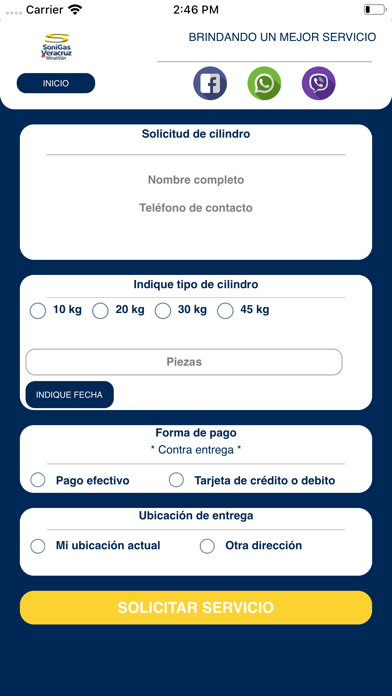 Soni-Gas Veracruz iPhone screenshot