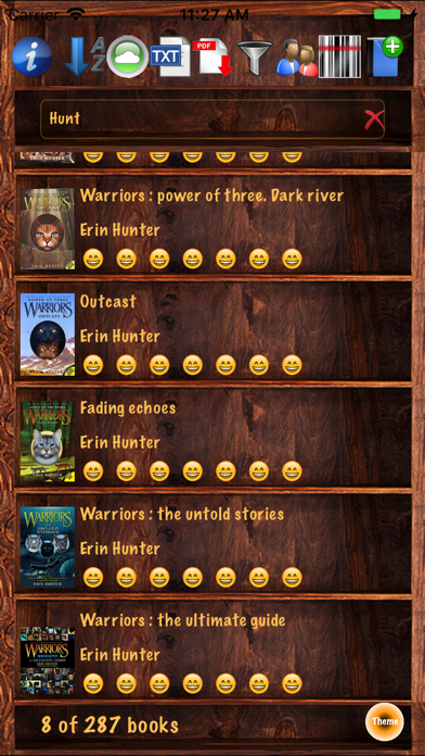 my books library Screenshot