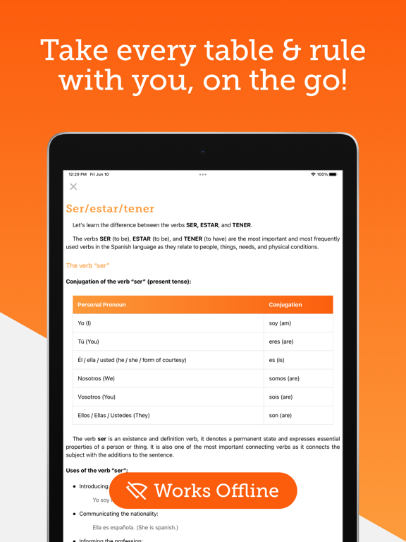 Spanish Grammar: Gramático iPad screenshot 5 - Education app