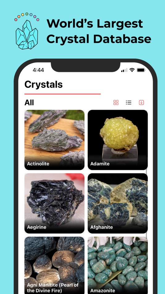 #1. Crystal & Rock Identifier (iOS) 由: Crystal Council LLC