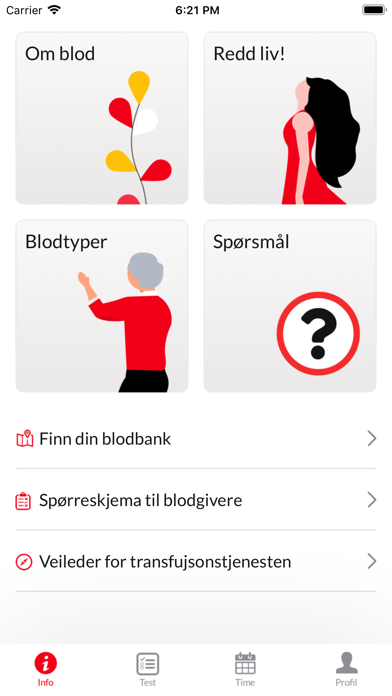 Screenshot #2 pour Blodgiver app