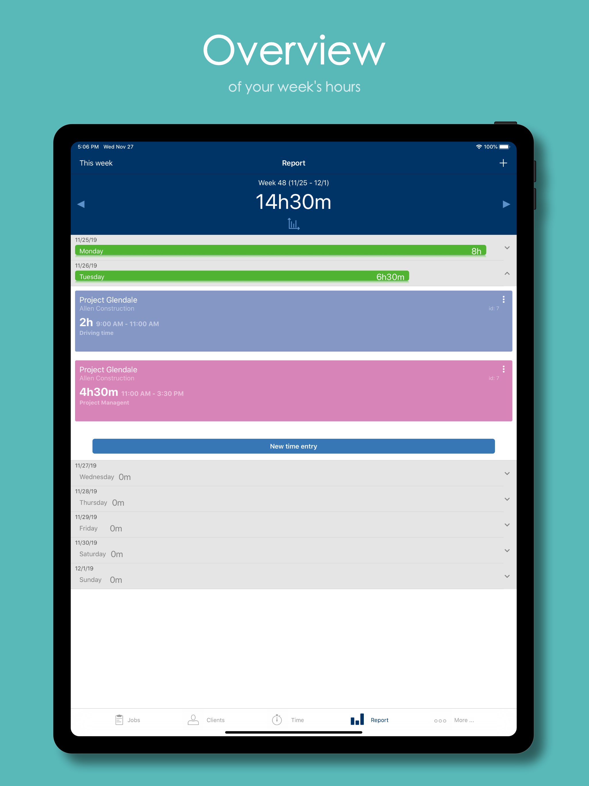 Jobbile Time and Work order screenshot 11