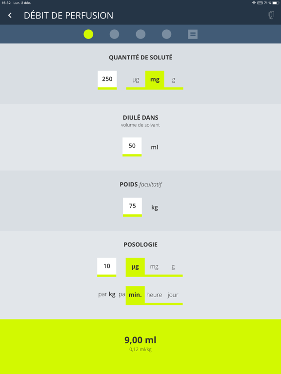 Smur Bmpm iPad screenshot 9 - Medical app