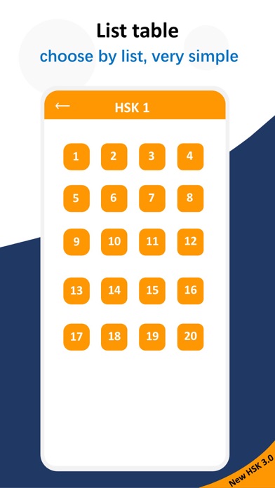 New HSK Test 3.0 Vocabulary Screenshot