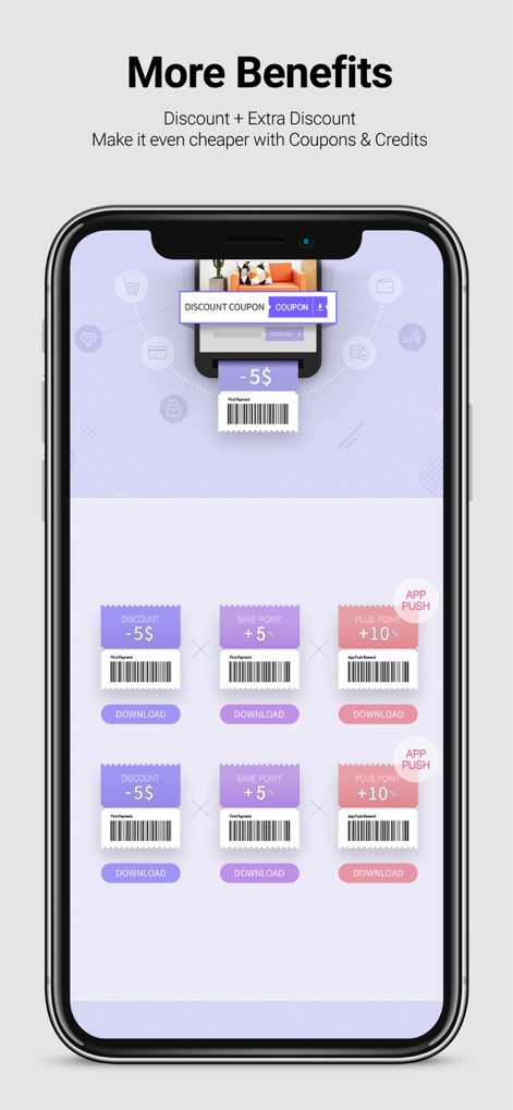JOLSE - This tool empowers users to maximize affordability, offering clear 'DISCOUNT COUPON' choices and various 'SAVE POINT' rewards, all available with convenient download buttons.