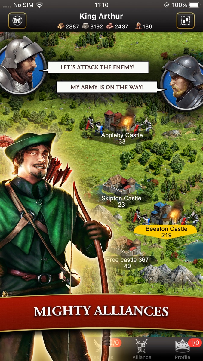 Lords & Knights - Medieval MMO official gameplay screenshot 6