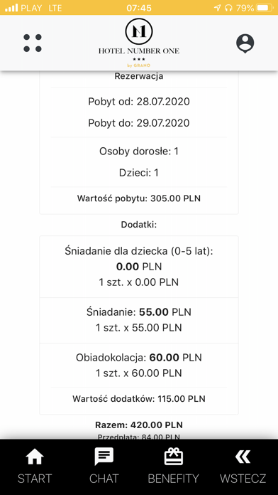 Grano Hotels Screenshot