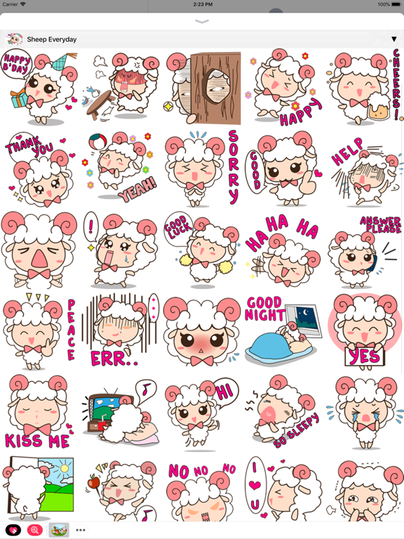 Cute Animal Stickers • iPad screenshot 4 - Stickers app