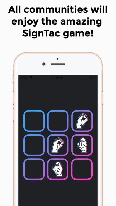 Screenshot #3 pour SignTac | Tic-Tac-Toe in ASL
