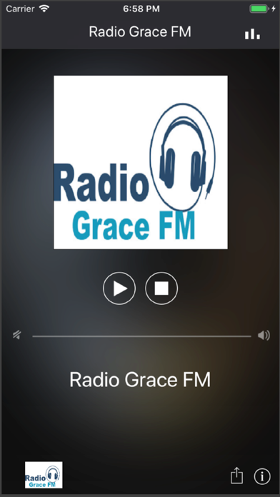 Radio Grace FM iPhone screenshot 1 - Music app
