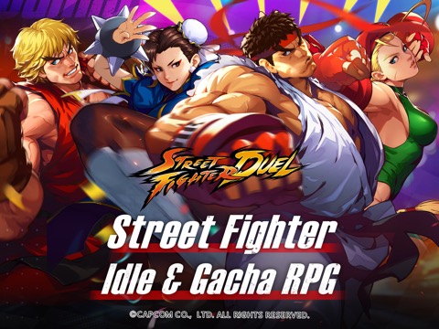 Street Fighter Duel - Idle RPGのおすすめ画像1