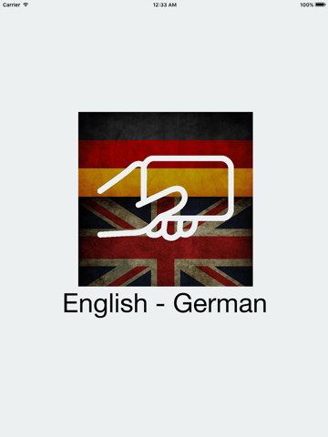 Vocabulary English to German