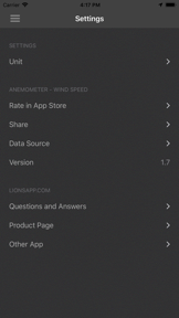 Anemometer: Wind speed screenshot