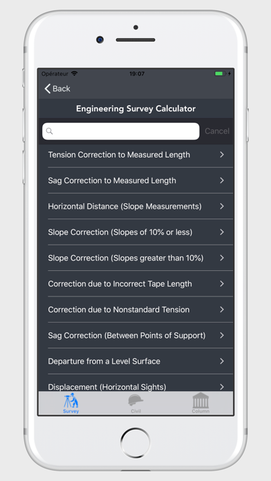 Engineering Survey Calculator iPhone screenshot 10 - Utilities app