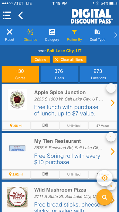 Digital Discount Pass screenshot