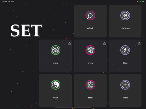 SET - a Twisted Classic iPad screenshot 4 - Games app