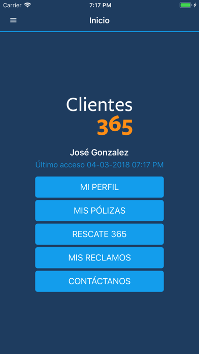 Seguros Reservas Screenshot