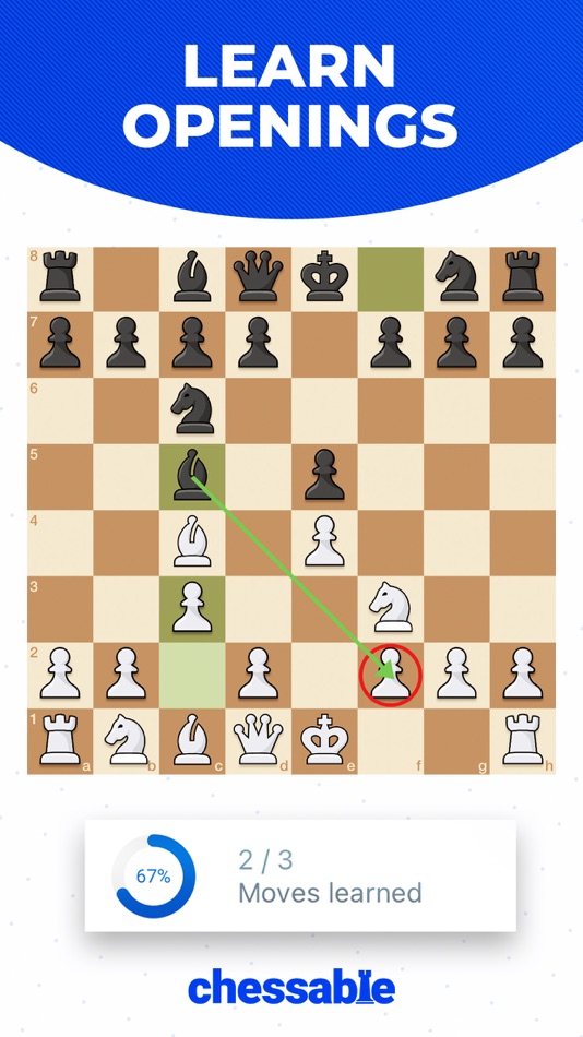 #5. Chessable: Study Chess Smarter (iOS) 由: Chess.com