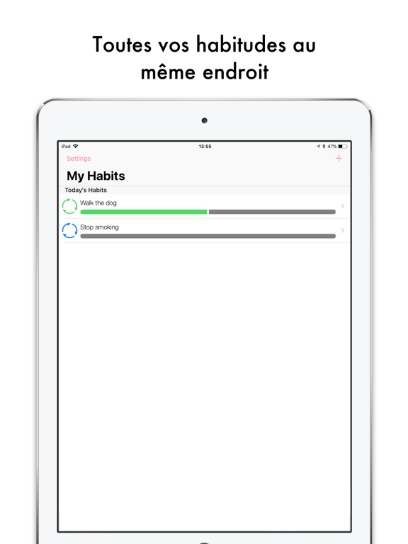 Screenshot #6 pour Habitudes faciles - Rappel