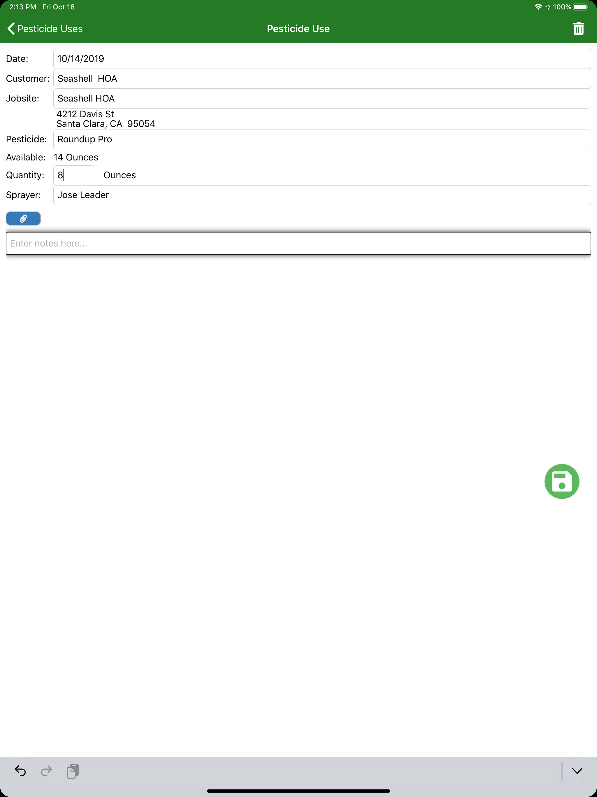Janmar Systems Field Assistant screenshot 16