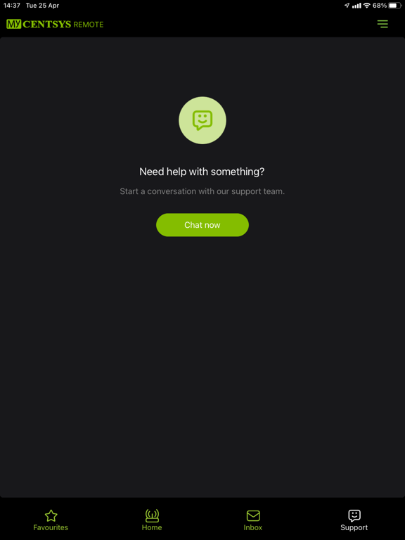 MyCentsys Remote iPad screenshot 8 - Lifestyle app