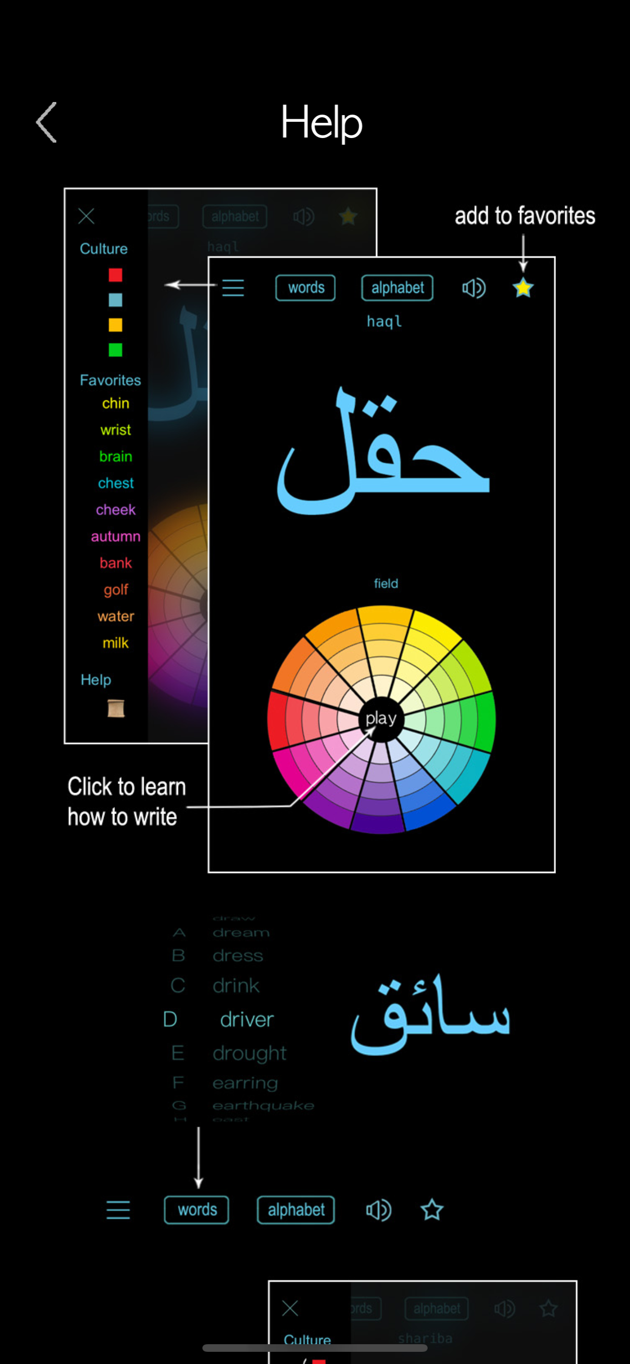 Arabic Words & Writing screenshot 7