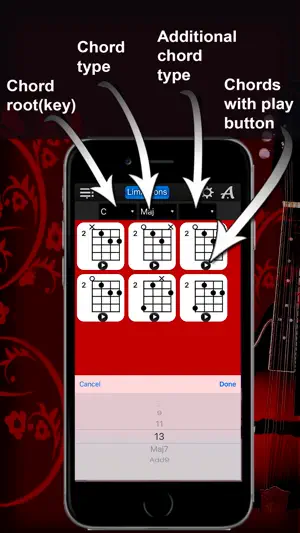 Mandolin Chords Compass Lite screenshot 3