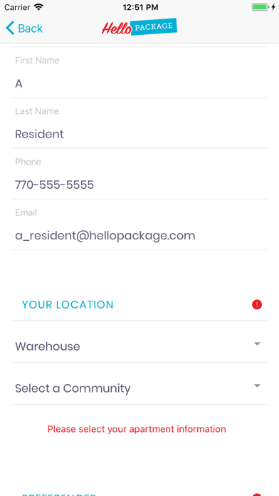 HelloPackage iPhone screenshot 4 - Shopping app