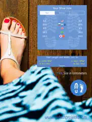 feet meter measure shoe size ipad resimleri 2