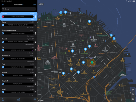 Screenshot #5 pour Geofency - Suivi du temps