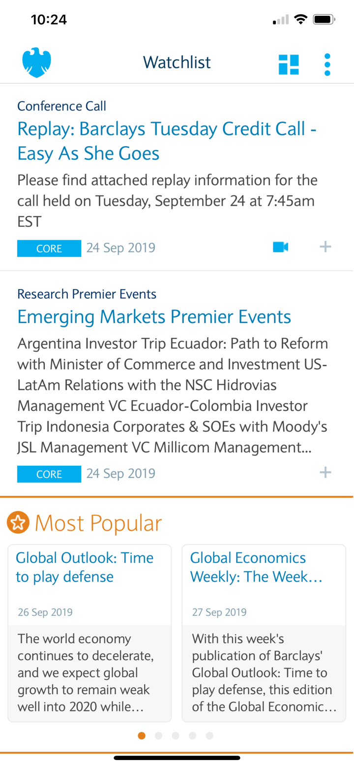 Barclays Live screenshot 1