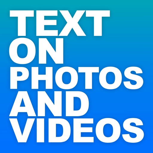 Add Text on photos iOS App