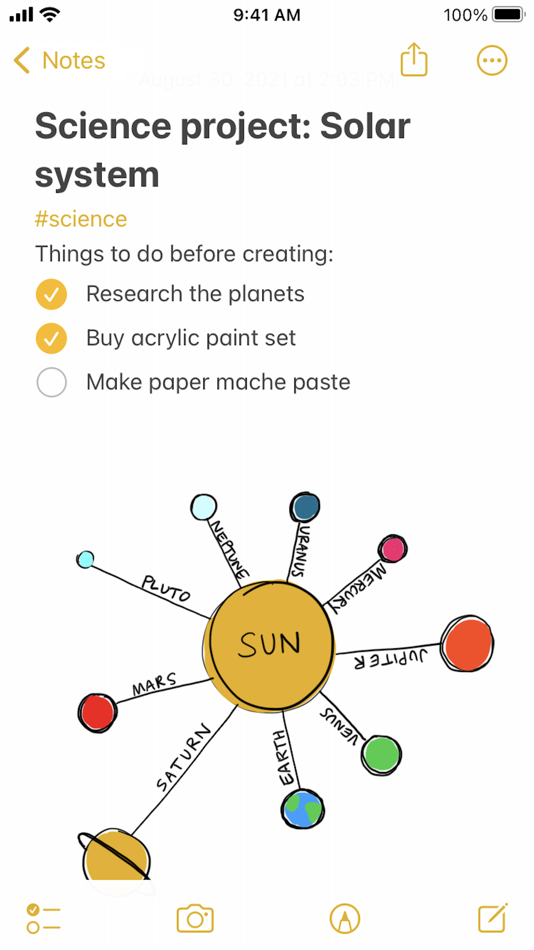 #2. Notes (iOS) 由: Apple