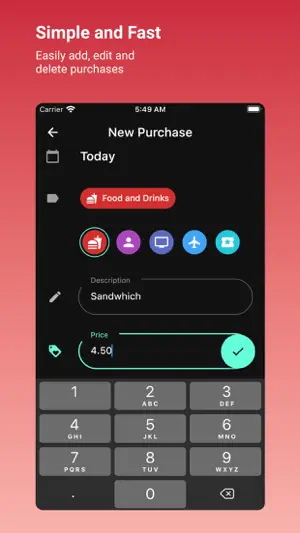 Purchase Tracker screenshot 2