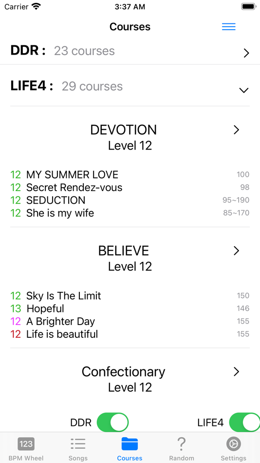 #4. DDR BPM (iOS) 由: Michael Xie