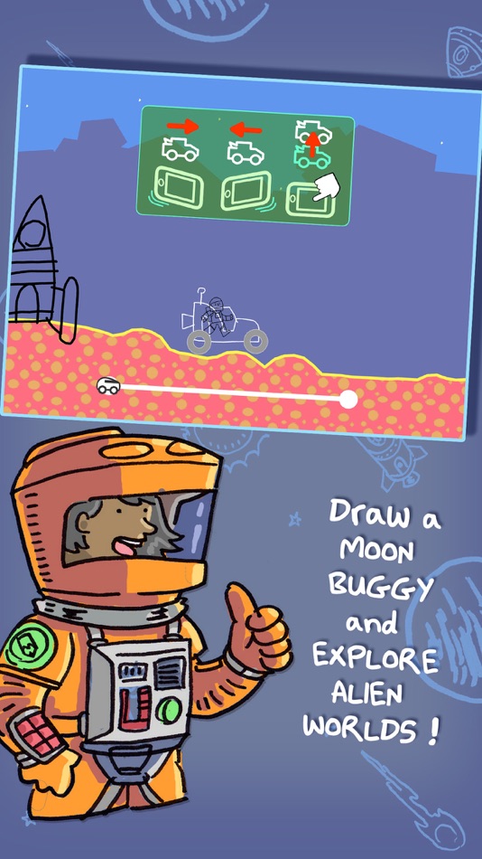 #2. Draw A Rocket (iOS) Podle: madebyeducators
